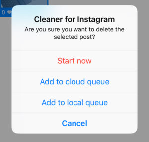 インスタ Instagram で投稿した写真 動画を全部消す 一括削除する方法やアプリはある